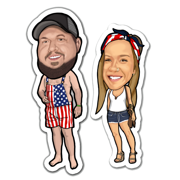 Die Cut Characters| Rogue Characters| die cut cartoon and characters | Custom Character Die-Cut Stickers | Rogue Stickers