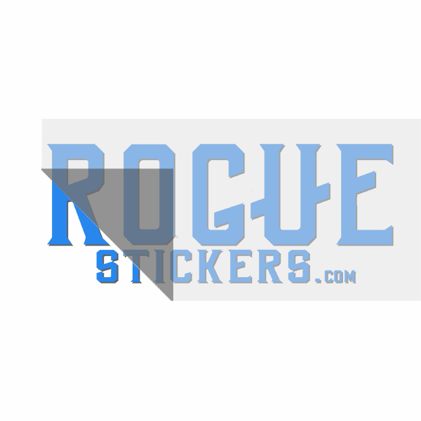 large single color sticker| single color die cut transfer sticker
